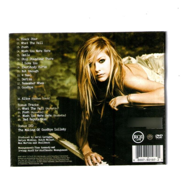 Cd+dvd Avril Lavigne - Goodbye Lullaby - RCA RECORDS - Outros